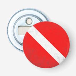 Tauchsport, American Diver Down Flag SCUBA Flaschenöffner