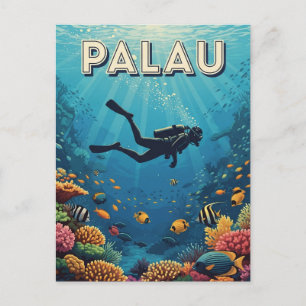Tauchsport-Reise nach Palau Postkarte