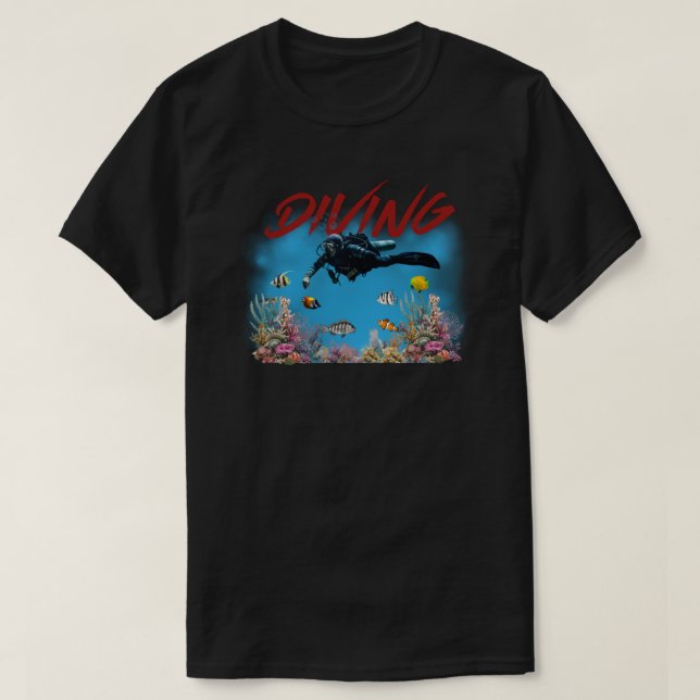 Tauchsport-T - Shirt (Design vorne)