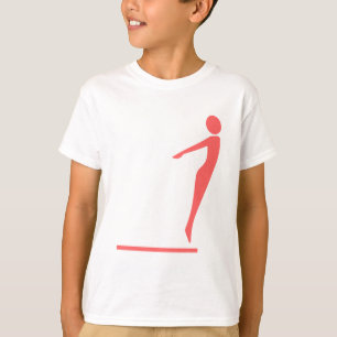 Tauchtabelle - tropisches Rosa T-Shirt