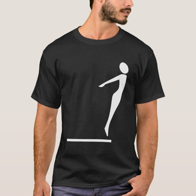 Tauchtabelle - Weiß T-Shirt (Vorderseite)