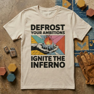 Tauen Sie Ambitionen auf, entzünden Sie Inferno Mo T-Shirt