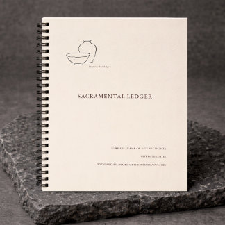 Tauf-/Konfirmationsritus Paten Geschenk Notizbuch