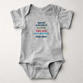 Taufe Baby Boy Bodysuit Strampler