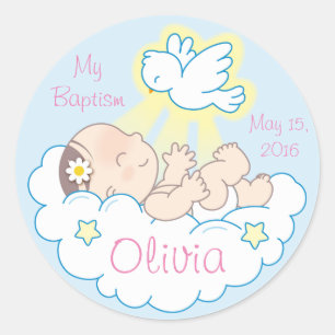 Taufe Baby Girl Stickers