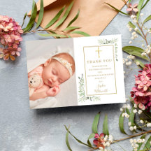 Taufe Christening Greenery Foto