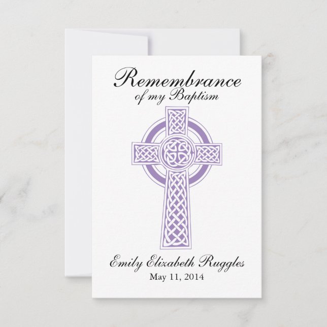 Taufe Christening Prayer Card Karte (Vorderseite)