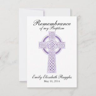 Taufe Christening Prayer Card Karte