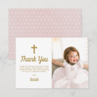 Taufe Christening Religious Pink Girl Foto