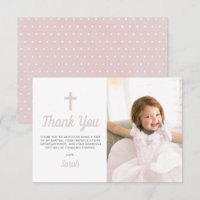 Taufe Christening Religious Pink Girl Foto