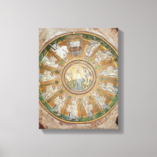 Taufe Christi 2 Leinwanddruck (Vorderseite)
