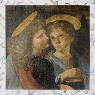 Taufe Christi Engel von Leonardo da Vinci Puzzle