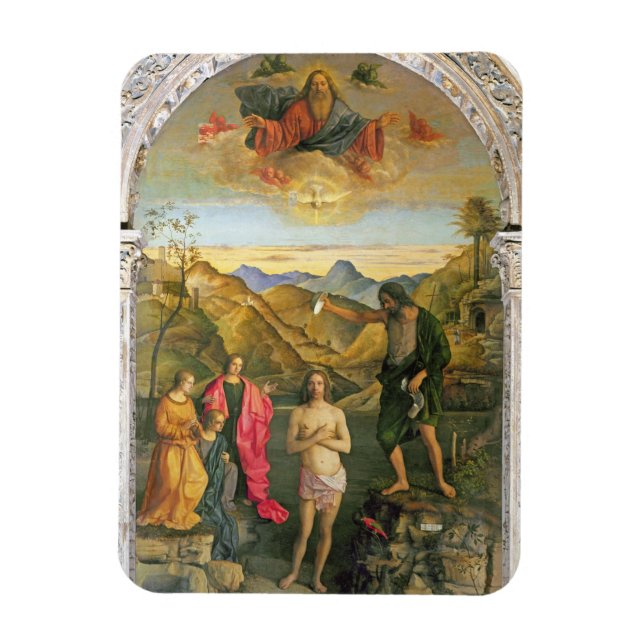 Taufe Christi, Johannes Altarpiece Magnet (Vertikal)