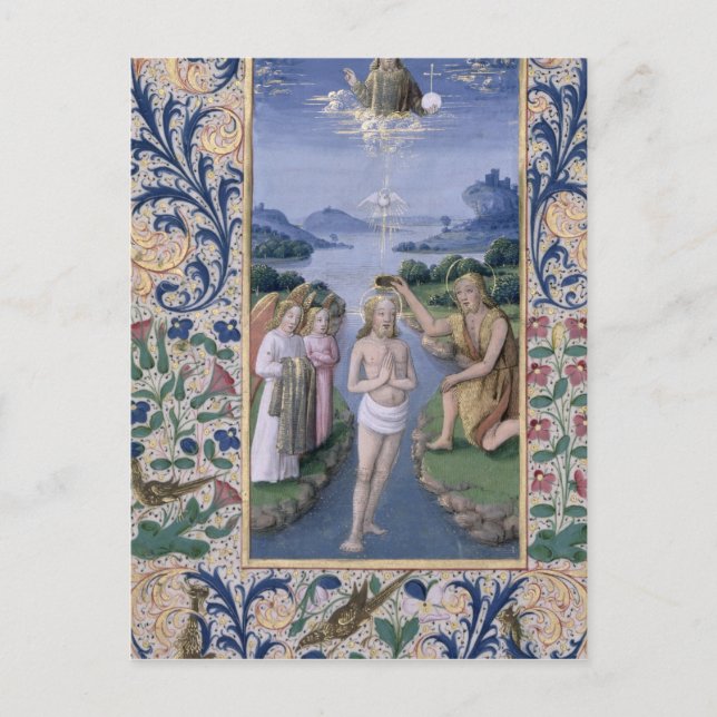 Taufe Christi Postkarte (Vorderseite)