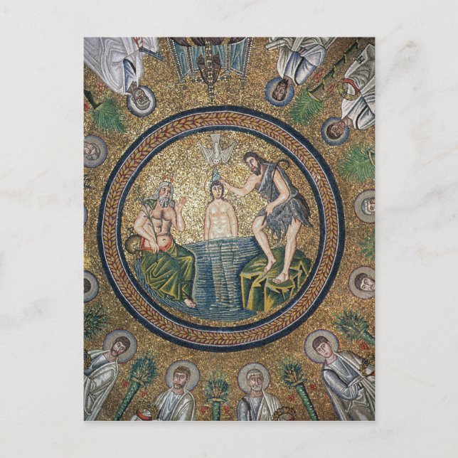 Taufe Christi Postkarte (Vorderseite)