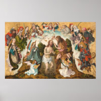 Taufe Christi - St. Bartholomäw Kunst Poster