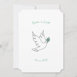 Taufe Colomba Einladung