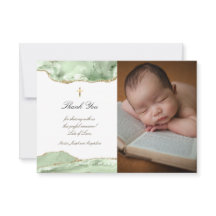 Taufe danke der grünen Agitation Einladung