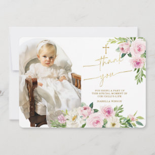 Taufe Danke Fotokarte