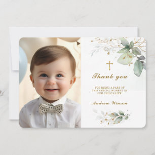Taufe Danke Fotokarte