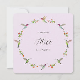 Taufe der Annas Kolibris