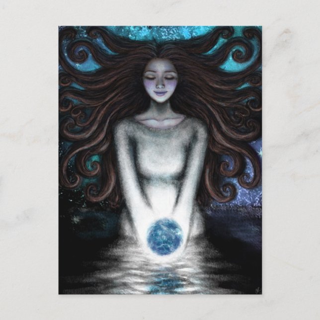 Taufe der Erde Postkarte (Vorderseite)