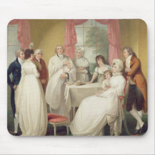 Taufe des Erb, (Öl auf Leinwand) Se c.1799 Mousepad