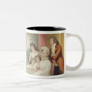 Taufe des Erb, (Öl auf Leinwand) Se c.1799 Zweifarbige Tasse