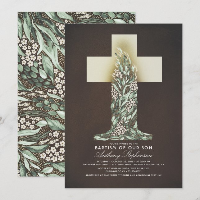 Taufe Einladung (Vorne/Hinten)