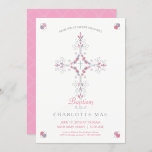 Taufe, Einladung zur Feier - Einladung, Mädchen