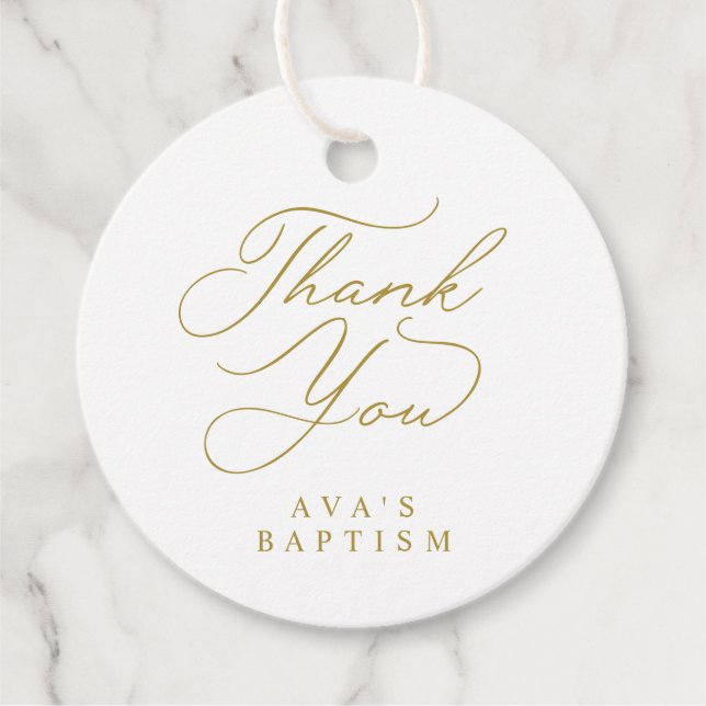 Taufe Erste Kommune Gold Gott segne Kreuz Geschenkanhänger (Vorderseite)