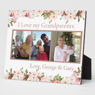 Taufe für Godeltern Fotoplatte