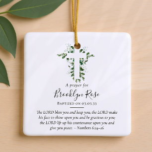 Taufe Gebet Keepake Gefallen Keramikornament