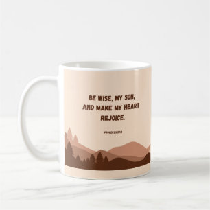 Taufe Geschenk JW Tasse Bibelverse für ihn