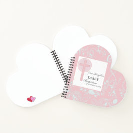 Taufe Großtochter Pink Lace Personalisiert Notizbuch