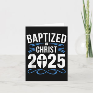 Taufe in Christus 2025 Katholische Taufe Jesus Got Karte