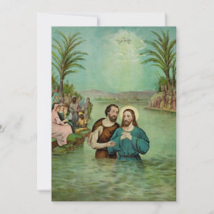 Taufe Jesu Christi Feiertagskarte