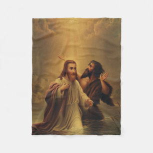 Taufe Jesu Christi Fleecedecke