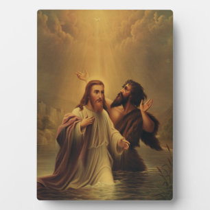 Taufe Jesu Christi Fotoplatte