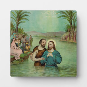 Taufe Jesu Christi Fotoplatte