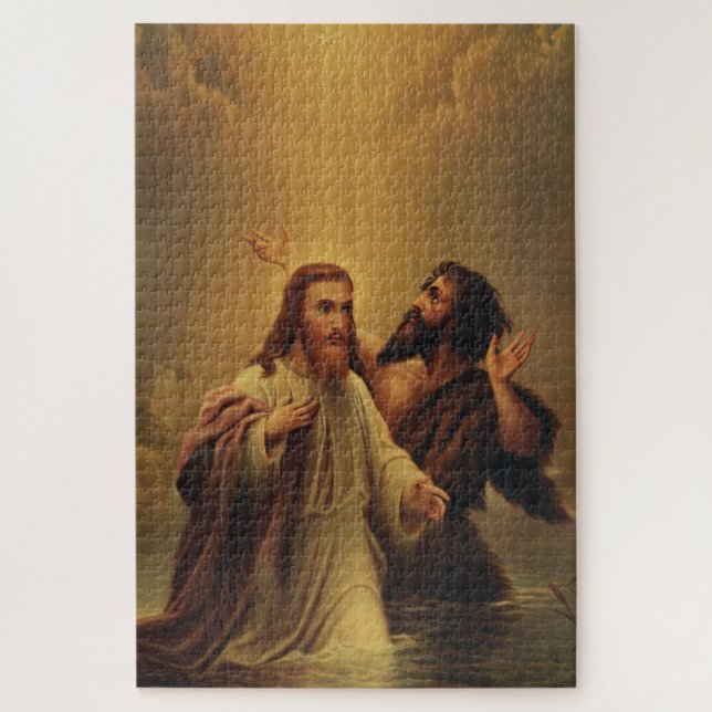 Taufe Jesu Christi Puzzle (Vertikal)