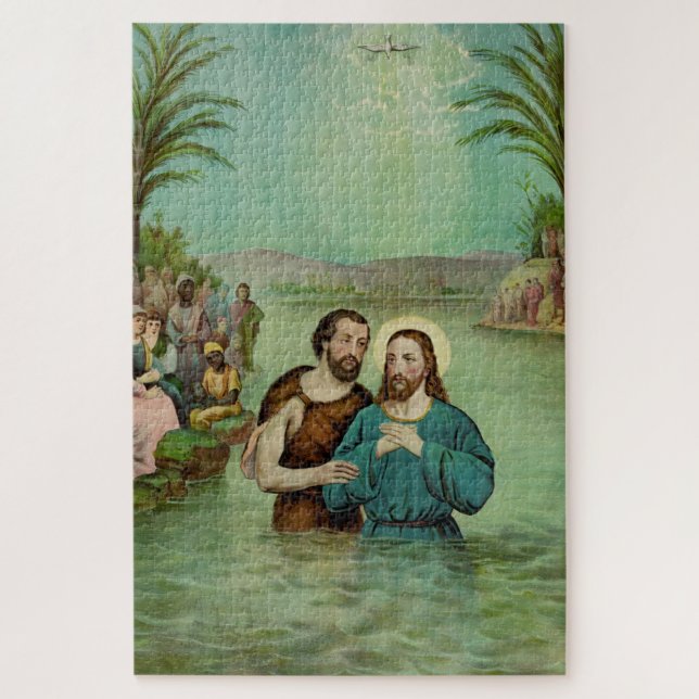Taufe Jesu Christi Puzzle (Vertikal)