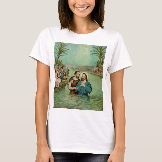Taufe Jesu Christi T-Shirt (Vorderseite)