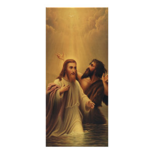 Taufe Jesu Christi Werbekarte