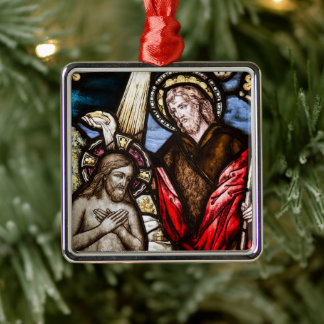 Taufe Jesu Ornament Aus Metall