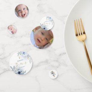 Taufe staubige Blüten Konfetti