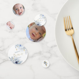 Taufe staubige Blüten Konfetti