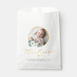 Taufe Tasche mit Dankeschön Nachricht Geschenktütchen