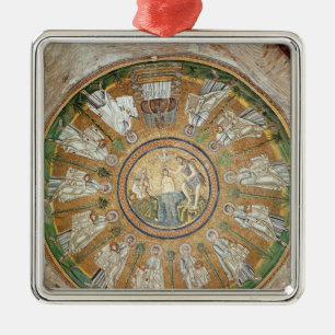 Taufe von Christus 2 Silbernes Ornament