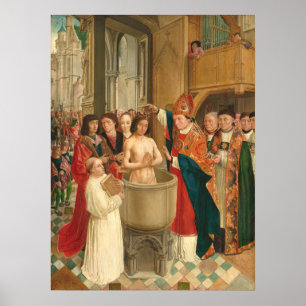 Taufe von Clovis - Saint Giles Fine Art Poster